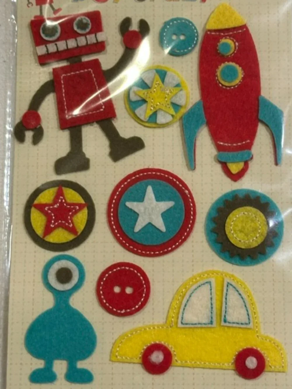 NEW My Mind's Eye Felt Stickers 